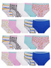 Brief - 20 Pack - White/Stripes/Animal Print