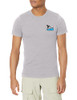 Red Fin Badge - Overcast Grey Heather