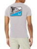 Red Fin Badge - Overcast Grey Heather