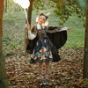 Slip Dress+shirt+cloak(blue)