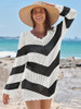 Chevron Black White Stripes