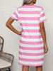 Pink White Stripe