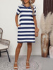 Navy Blue Stripe