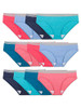 Cotton Blend - Low Rise - 12 Pack - Blue/Purple/Grey