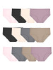 Cotton Stretch - 12 Pack - Pink/Black/Tan