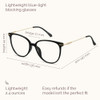 *1-light Black Frame/Transparent Lens