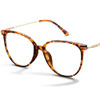 *1-tea Leopard/Transparent Lens