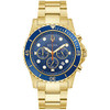 Gold Tone/Blue Dial