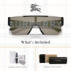 Black / Grey Tamp Burberry Silver/Gold