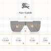 White / Grey Tam Burberry Silver/Gold2