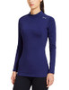 Navy-mock Neck