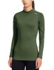 Army Green-mock Neck