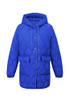 Hooded-blue-button Closure