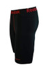 Black W/ Red Contrast Stitching; Black Waistband