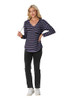 13-black Purple Stripe