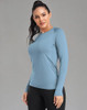Long Sleeve-black+grey+blue+purple