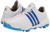 Footwear White/Lucid Blue/Silver Metallic