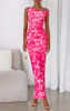Floral Rose Red