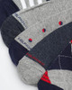 Grey/Navy Argyle