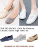 4 Pairs (Grey) - Middle Cut - Comfortable & Durable