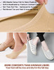 4 Pairs (Nude Color) - Middle Cut - Comfortable & Durable