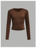 Brown Khaki and Apricot