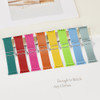 Sage Green/Light Blue/Hot Pink/GreenishBlue/Bright Green/Yellow/Red/Orange