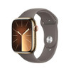 Gold Stainless Steel Case with Clay Sport Band