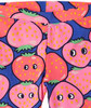 Blue Strawberries/Grey Cheetah/Navy/Pink/White Rainbow Print