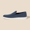 Navy Faux Suede