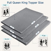 Gray Cover & Blue Topper