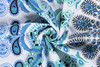 White Blue Teal Green