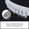 White Curtain Track Accessories