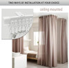 White Curtain Track Accessories
