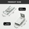 White Curtain Track Accessories