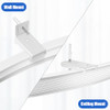 White Curtain Track Accessories
