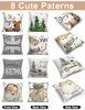Christmas Pillow Covers-grey