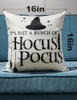 Halloween Black and White Pillow Covers