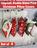 Christmas Pillow Covers-red