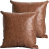 Brown Faux Leather