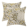 Grey Yellow Floral