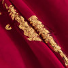 Red Christmas Deer Sequins