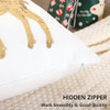 White Christmas Deer Sequins