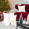 White Christmas Deer Sequins