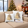 White Christmas Tree Sequins