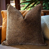 Black Tan Leopard Pattern