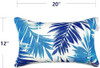 Blue Palm Leaves