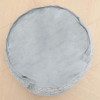 Light Gray Pouf With Filler