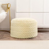 Eggshell Pouf With Filler