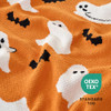 Halloween Orange&white Ghost Bat